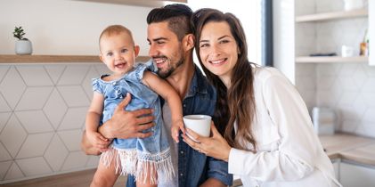 young family
